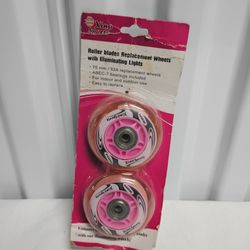 Xino Sports Inline Skates Replacement Wheels with LED Illuminating Lights, 70