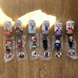 Funko Soda Collectible Figure Lot of 6 Open Box Limited Edition