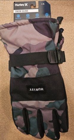 Hurley Warm Gloves (2 pairs left)  Camouflage  L/XL New With Tags $20 Firm