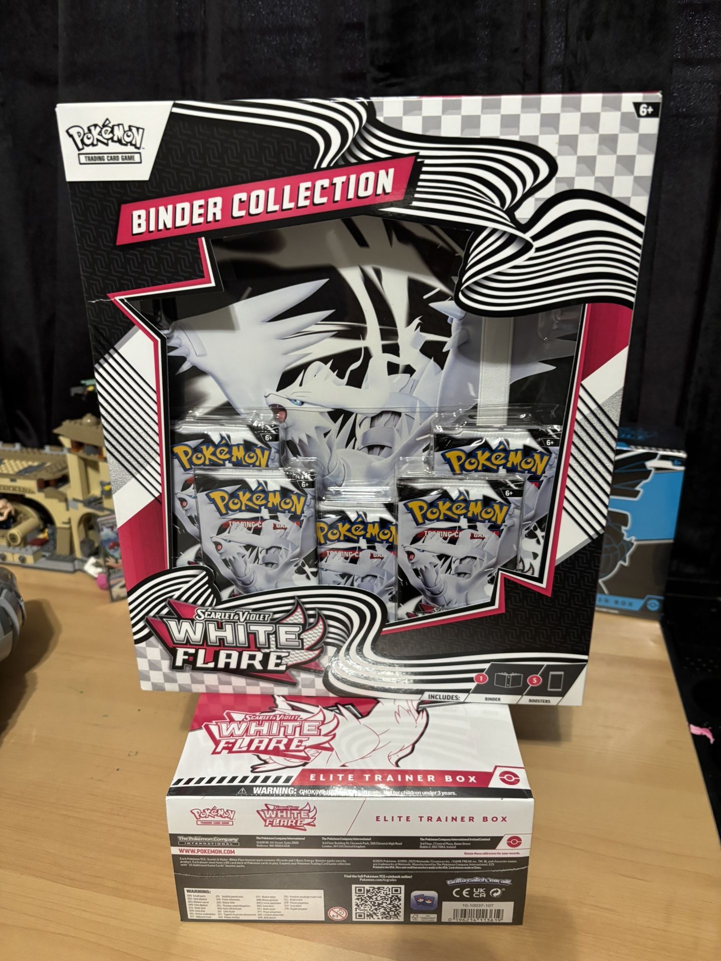 White Flare Binder Collection Pokemon
