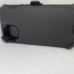 For iPhone 13 Black Belt Clíp Case Defender Holster Rugged 
