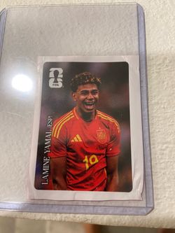 Lamine Yamal Spain FIFA 2026 World Cup Soccer Sticker Panini Coca Cola