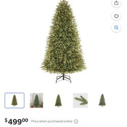 7”5 ft Jackson Noble Slim LED pre lit Christmas tree