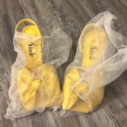 Summer Yellow Heels 