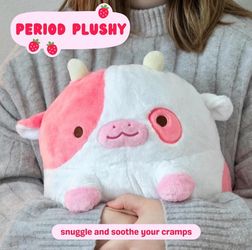 Period Plushy Cow Stuffed Animal