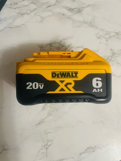 Dewalt Xr battery 6ah