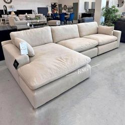 Feather Filled Cloud Seating Modular Sectional Couch Set 🌟 Fast Delivery Take Home Pay Later 