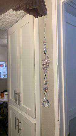 Crystal Bead Suncatcher Hanging Ornament
