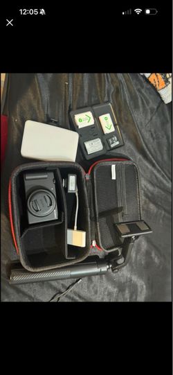 Sony ZV-1F 4K Vlog Camera Bundle - 3 Batteries, Charger, 256GB, Grip