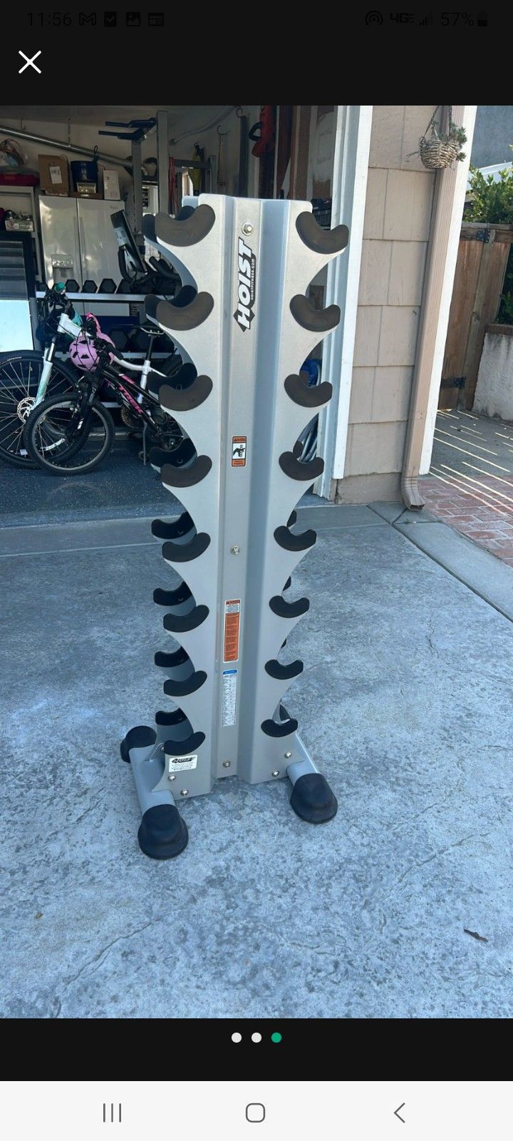 Hoist Dumbell Rack $200firm