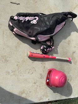 TBall Bag With Helmet Bat And glove