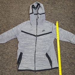 Nike Tech Fleece Grey Zip Up Hoodie Men's Medium 