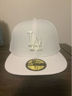 WHITE DODGERS HAT