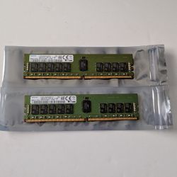 32GB (2x 16GB) Samsung DDR4 2666MHz ECC RDIMM Memory PC4 2666V Server Workstation RAM Xeon Threadripper