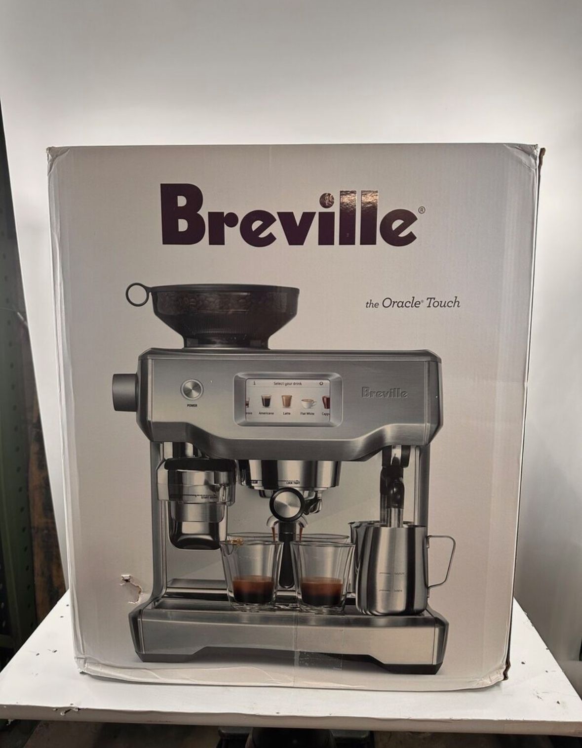 Breville Oracle Touch Espresso Coffee Machine - Brushed Stainless Steel