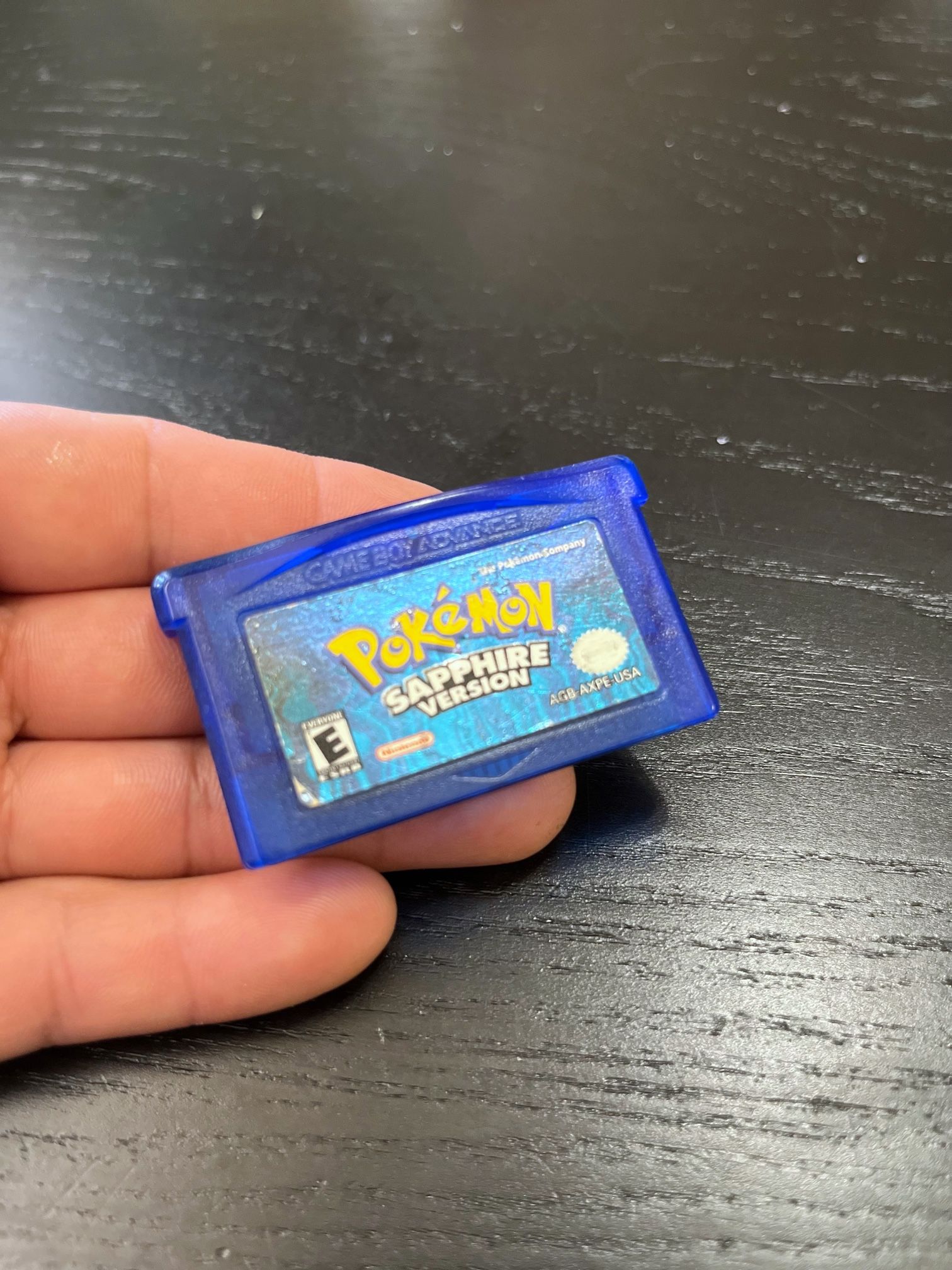 AUTHENTIC POKEMON SAPHIRE VERSION WITH NEW SAVE BATTERY INSTALLED