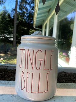 Rae Dunn white Jingle bells