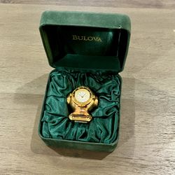 Bulova Mini Antique Diver Helmet Clock