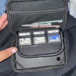 Nintendo DSi with Games and Case Etc.