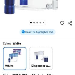 PUR PLUS 30-Cup Water Filter Dispenser