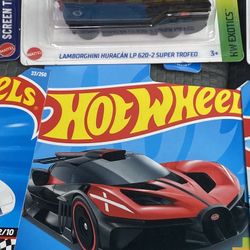 ❤️Red Team Bugatti & Lamborghini ❤️Hot Wheels 