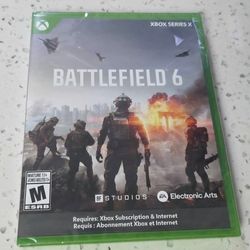 New. Sealed. Battlefield 6 Game - Xbox Series X