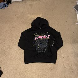 Sp5der Pink Hoodie 
