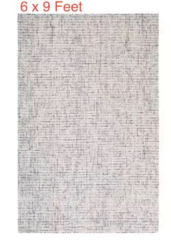 Safavieh Abstract ABT468J 6x9 Wool Rug Grey Ivory Modern