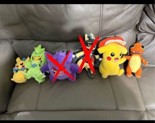 Pokémon plushies