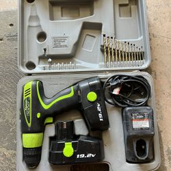 Kawasaki 19.2v Drill w/ 2 Batteries