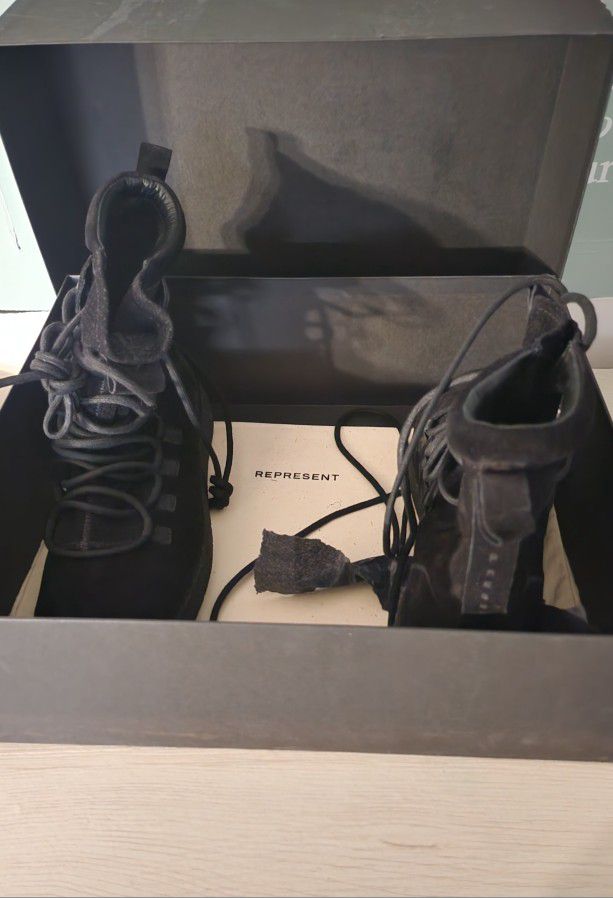 Brand New Black REPRESENT Boots 