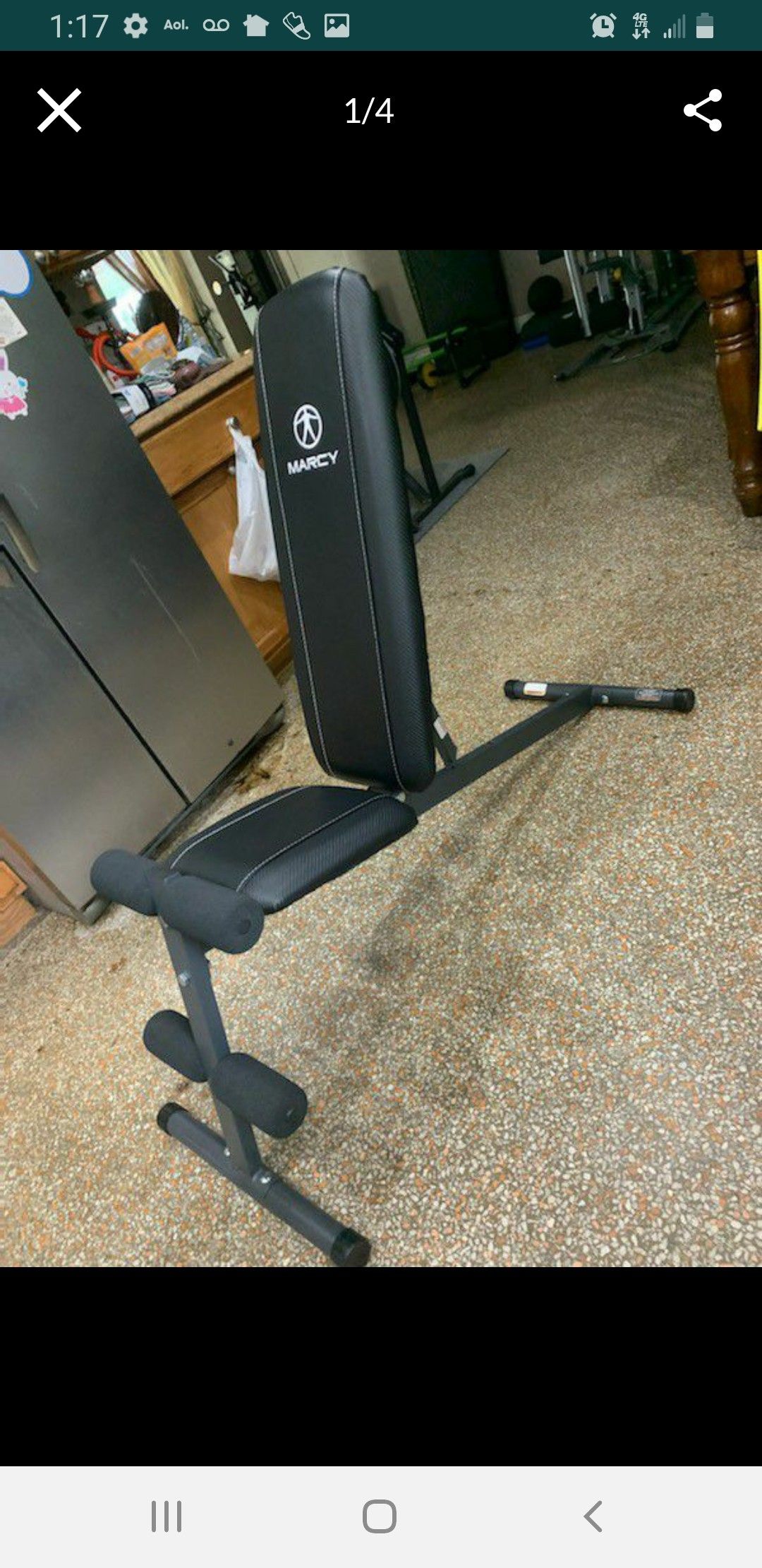 Weight Bench Lifting Exercise