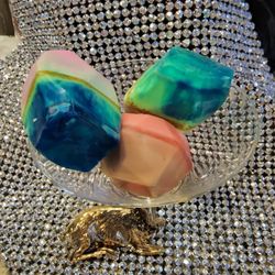 Set Of 3 Soapstone 