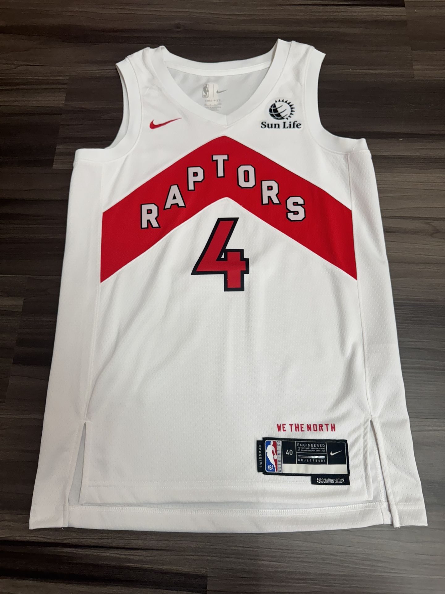 Nike Toronto Raptors Scottie Barnes #4 Association Edition Swingman Jersey 40 S