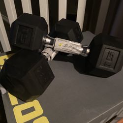 2 15 Pound Dumbbells Tru Grit