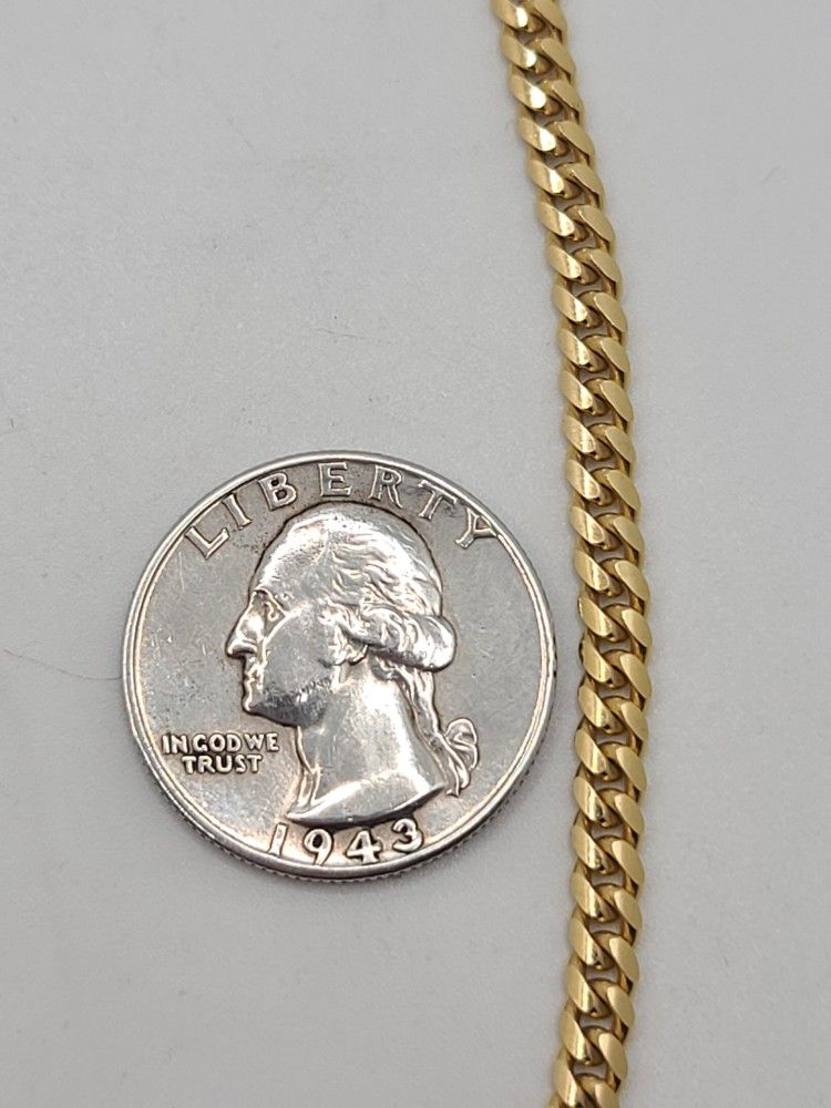 14k Gold 20 Miami Cuban Link Chain