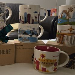 Starbucks Mugs New -  New York, Boston, Lake Tahoe, Las Vegas, Utah, Arizona