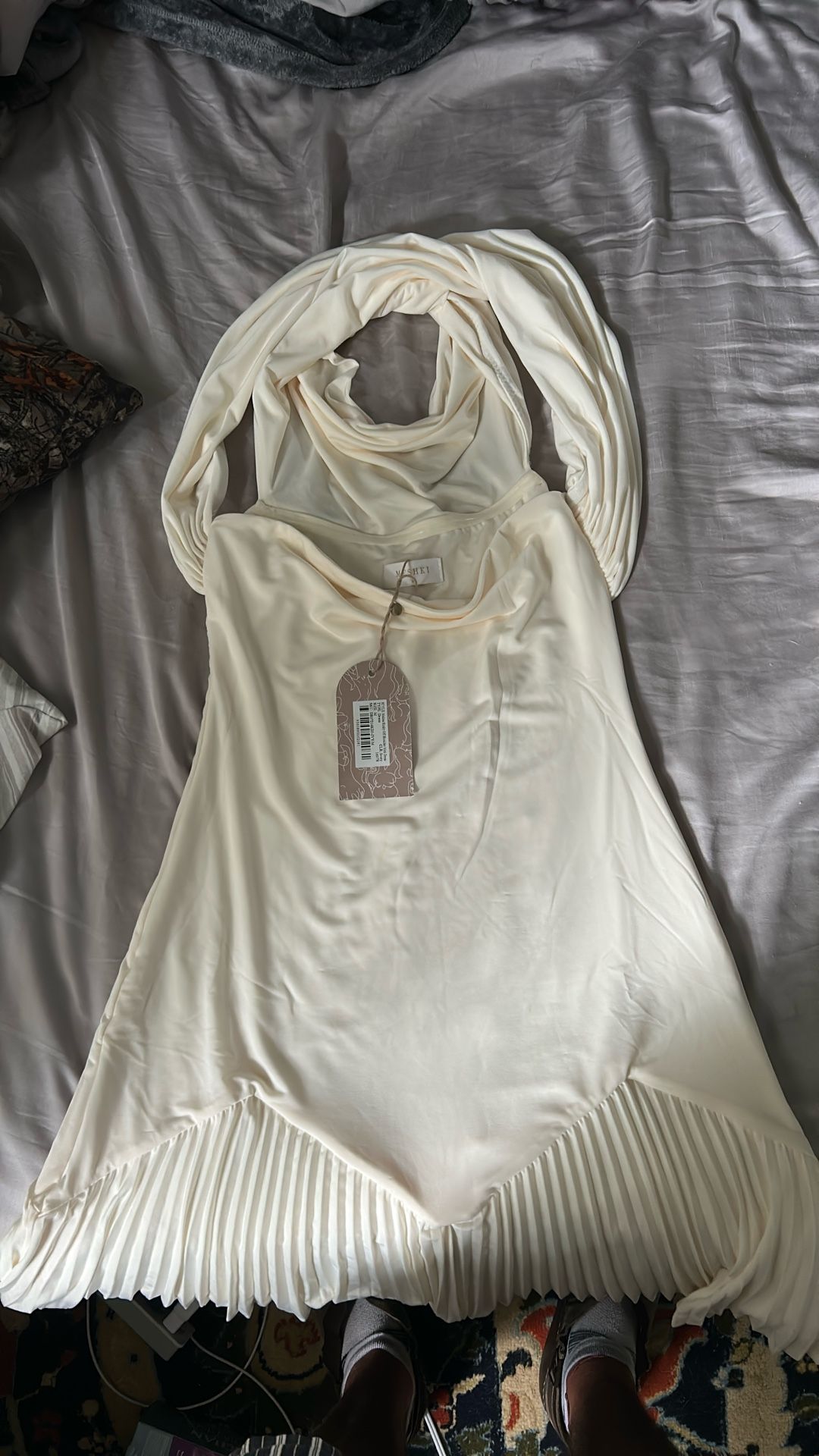 Melina Slinky Off the shoulder Mini Dress