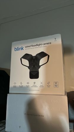 Blink wired floodlight camera