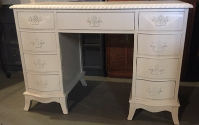 White desk beautiful perfect