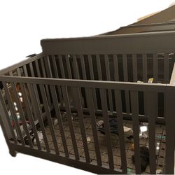 Gray Crib