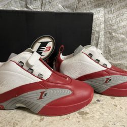 Brand New Iverson Reebok Answer 4 OG Gray/Red/White. 
