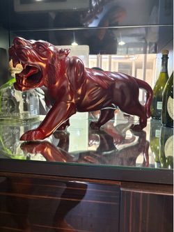Wooden Vintage Tiger