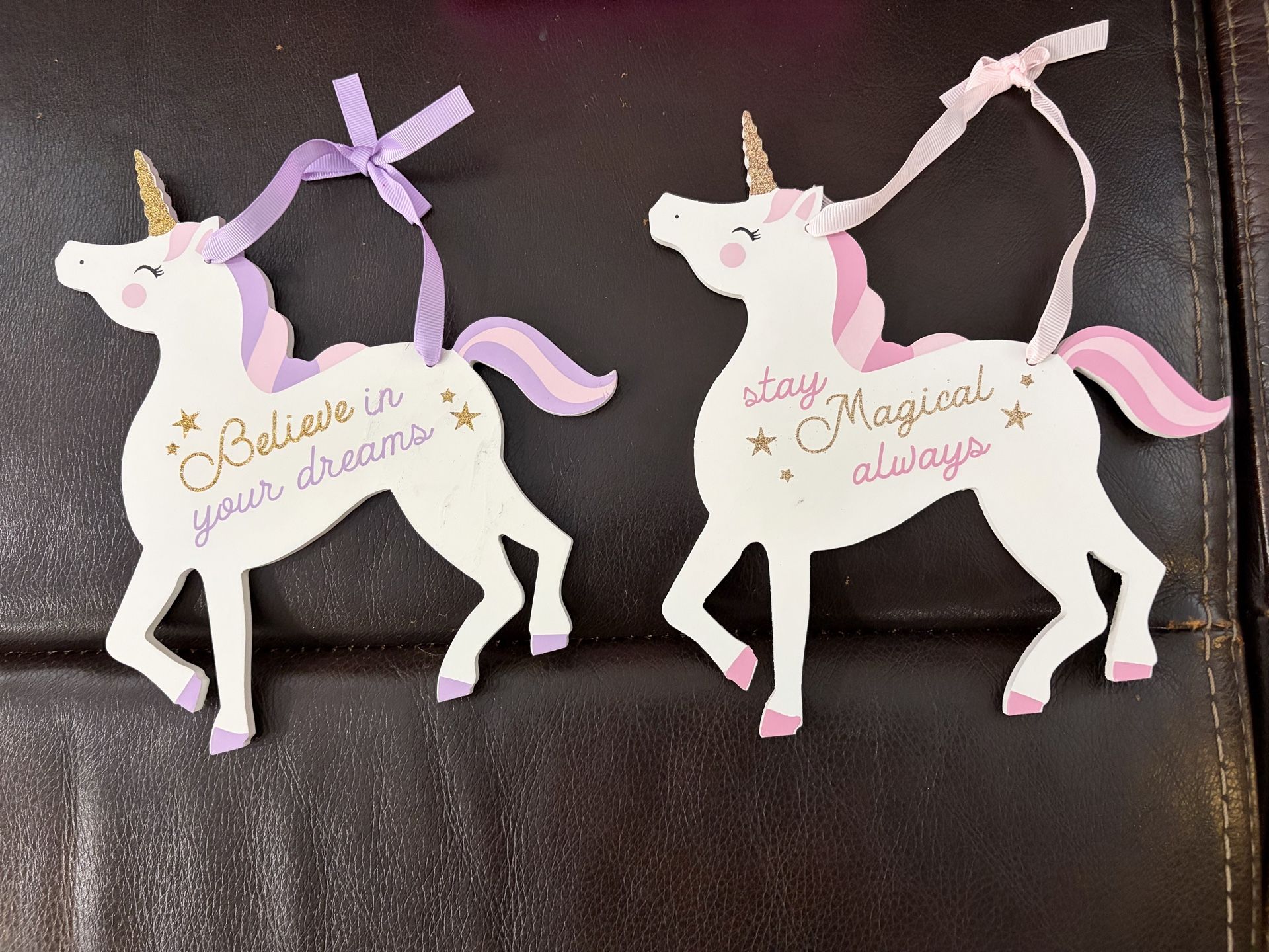Unicorn wall decor & coin purses