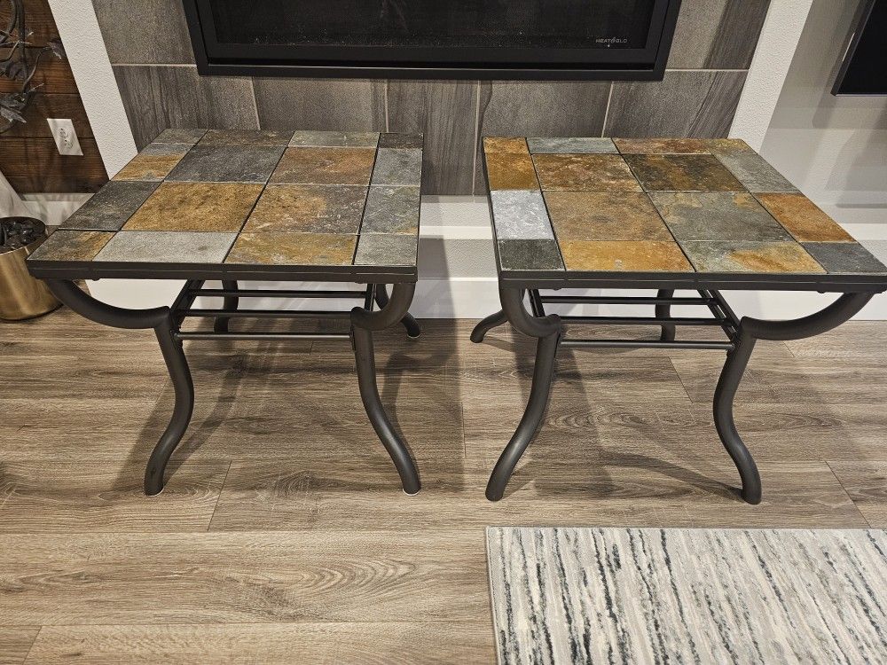 Stone End Tables