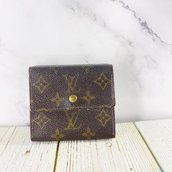 LOUIS VUITTON ELISE SNAP WALLET CARDHOLDER 100% AUTHENTIC WITH CERTIFICATE 