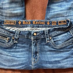 Rock Revival Flo Easy Skinny Size 33
