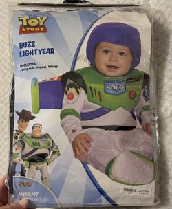 ToY STORY BUZZ LIGHTYEAR Dress Up Cosplay Party Halloween Costume Infant sz 18-24months NWT