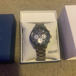 Seiko Chronograph Silver Watch
