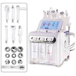 Hydrogen Oxygen 7 in1 Diamond Microdermabrasion Machine, Facial Peeling Skin Care for Salon Personal Home Use